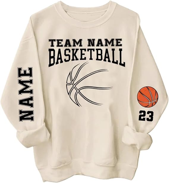 Basketball Mom Shirt Personalized Gift for Mom, Basketball Shirt Custom Your Name, Number, Team Name, Game Day Shirts