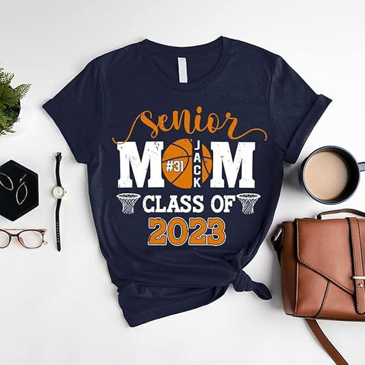 Basketball Mom Shirt Personalized Gift for Mom, Your Name Team Pullover, Game Day