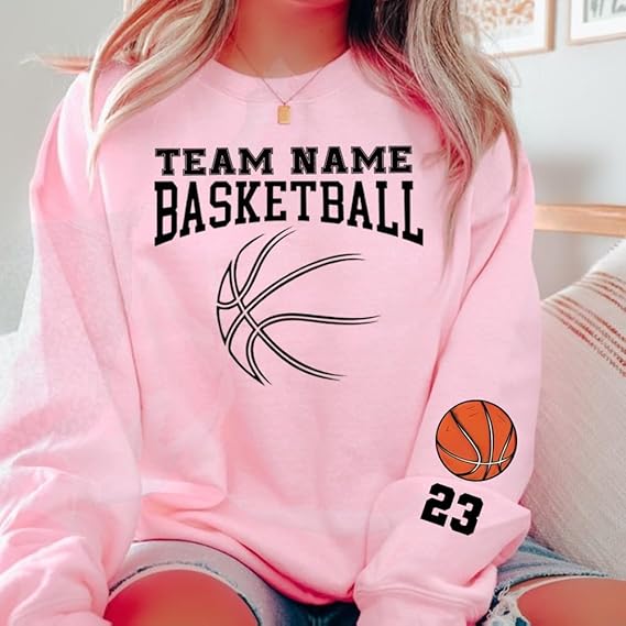 Basketball Mom Shirt Personalized Gift for Mom, Basketball Shirt Custom Your Name, Number, Team Name, Game Day Shirts